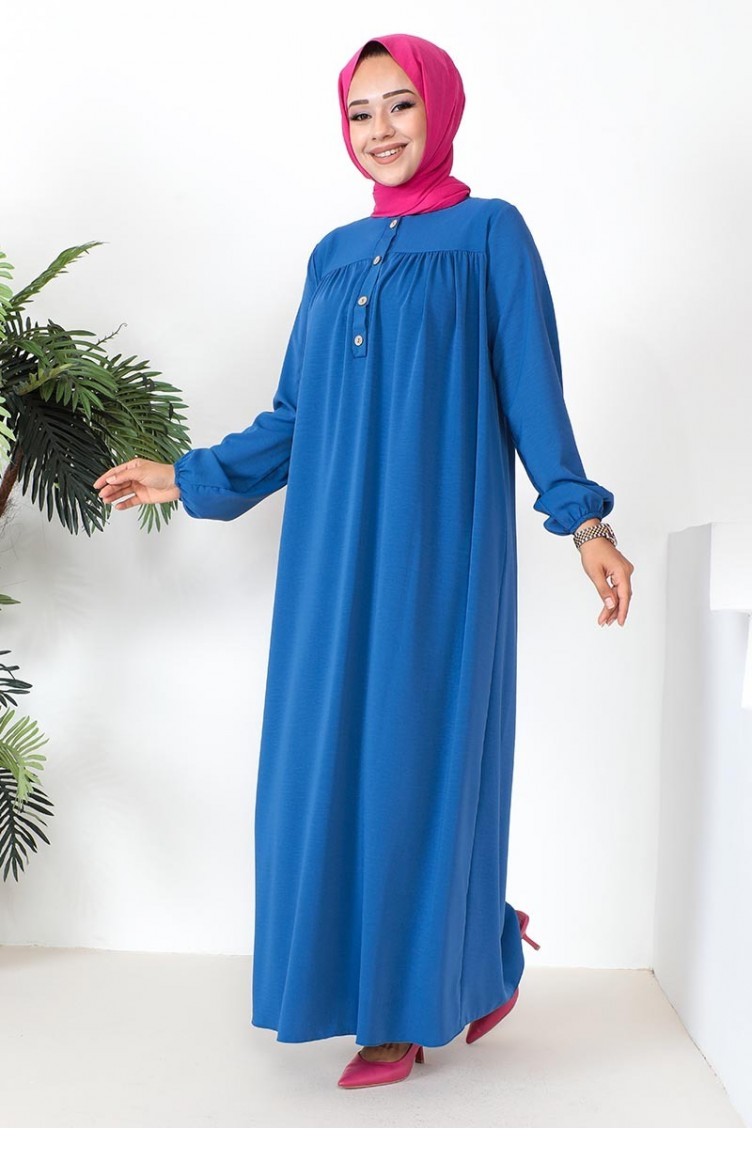 Indigo Hijab Dress Sgs Ing Sefamerve