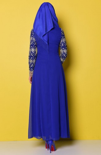 Saxe Hijab Dress 52497-02