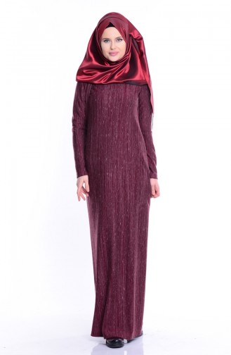 Robe Hijab Bordeaux 2631-03