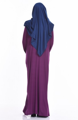 Lila Hijab Kleider 0796-03