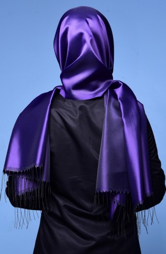 Dark Purple Sjaal 26