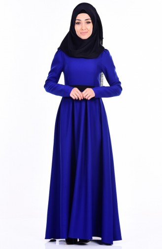 فستان أزرق 1620-06