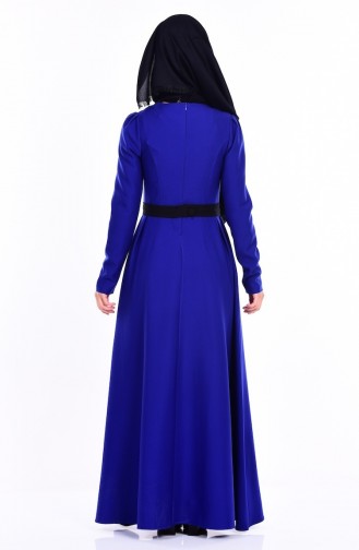 Robe Hijab Blue roi 1620-06