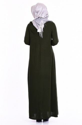 Robe Hijab Khaki 1153-04