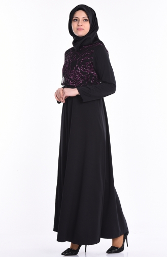 Robe Hijab Noir 2071-02