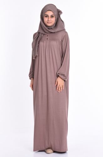 Mink Hijab Dress 0745B-01