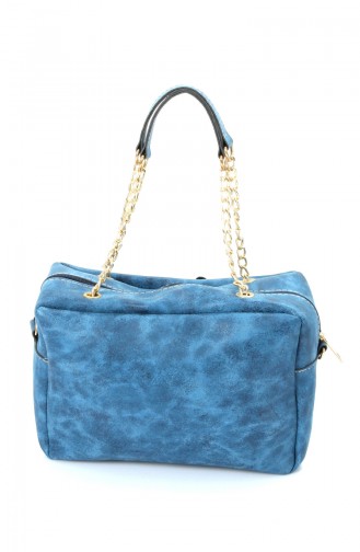 Blue Shoulder Bag 10238MA