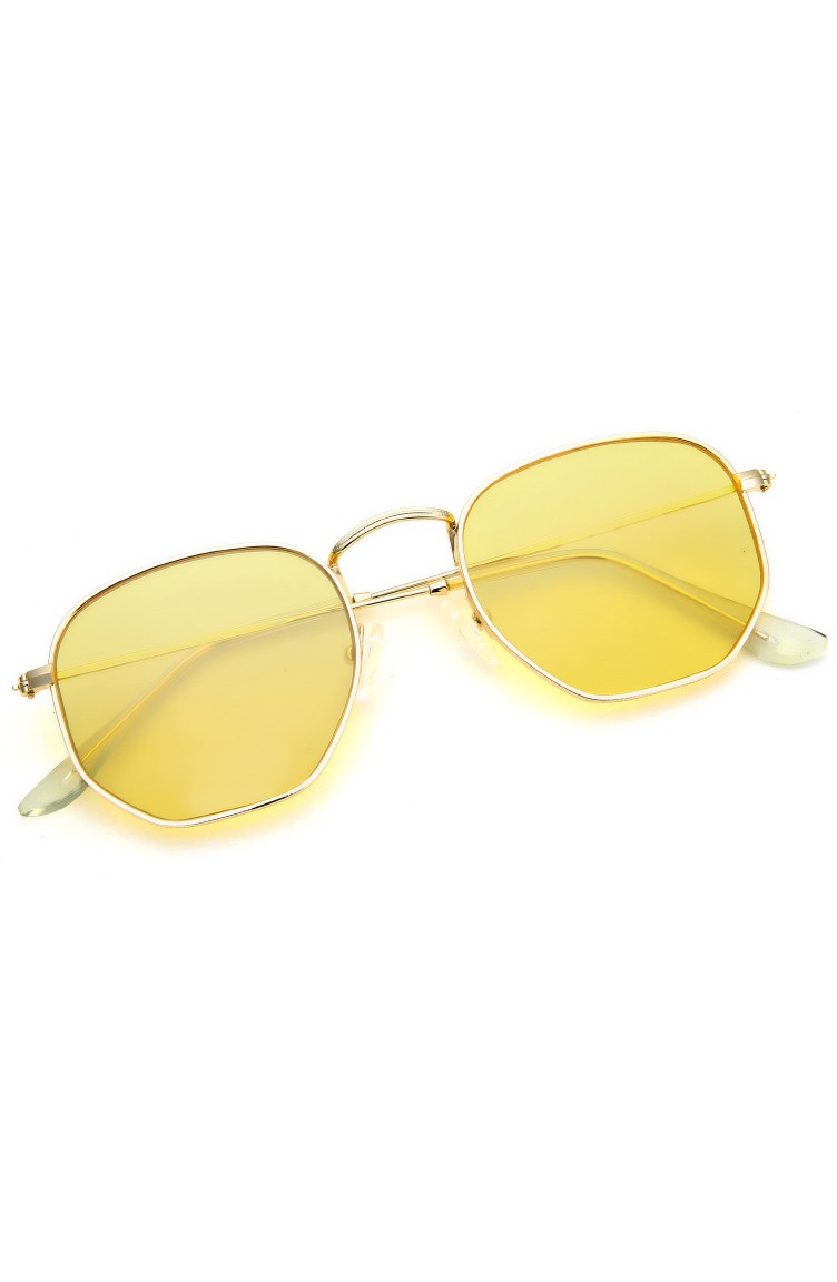نظارات شمسية لون أصفر 656SR | Sefamerve