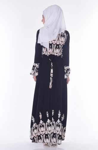 Black Hijab Dress 0151-02