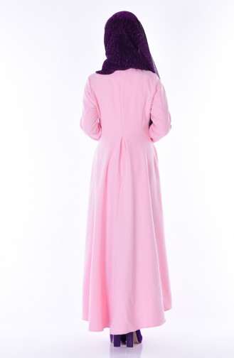بيزلايف فستان بتصميم غير متماثل الطول 4055-28 لون زهري وردي 4055-28