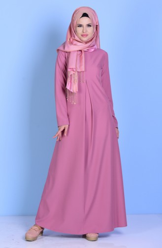 Dusty Rose Hijab Dress 2821-12