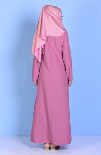 Dusty Rose Hijab Dress 2821-12