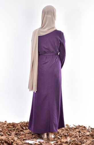 Purple İslamitische Jurk 4430-07