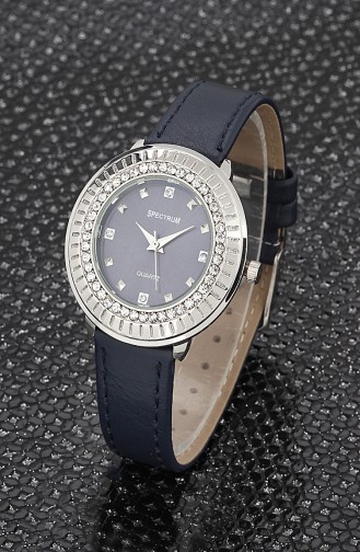 Navy Blue Horloge 1447-01