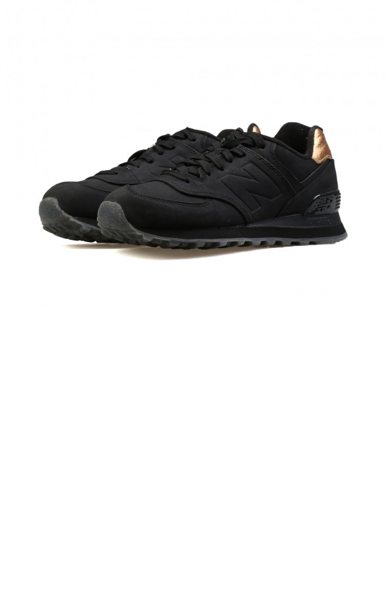 New Balance Chaussure Noire pour Femme Wl574Mtc 610835 | Sefamerve