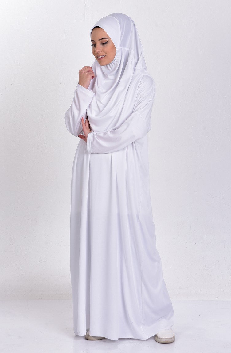 ملابس الصلاة أبيض 0900-08 | Sefamerve
