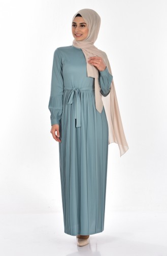 Hijab Kleid 1856-02 Ölgrün 1856-02