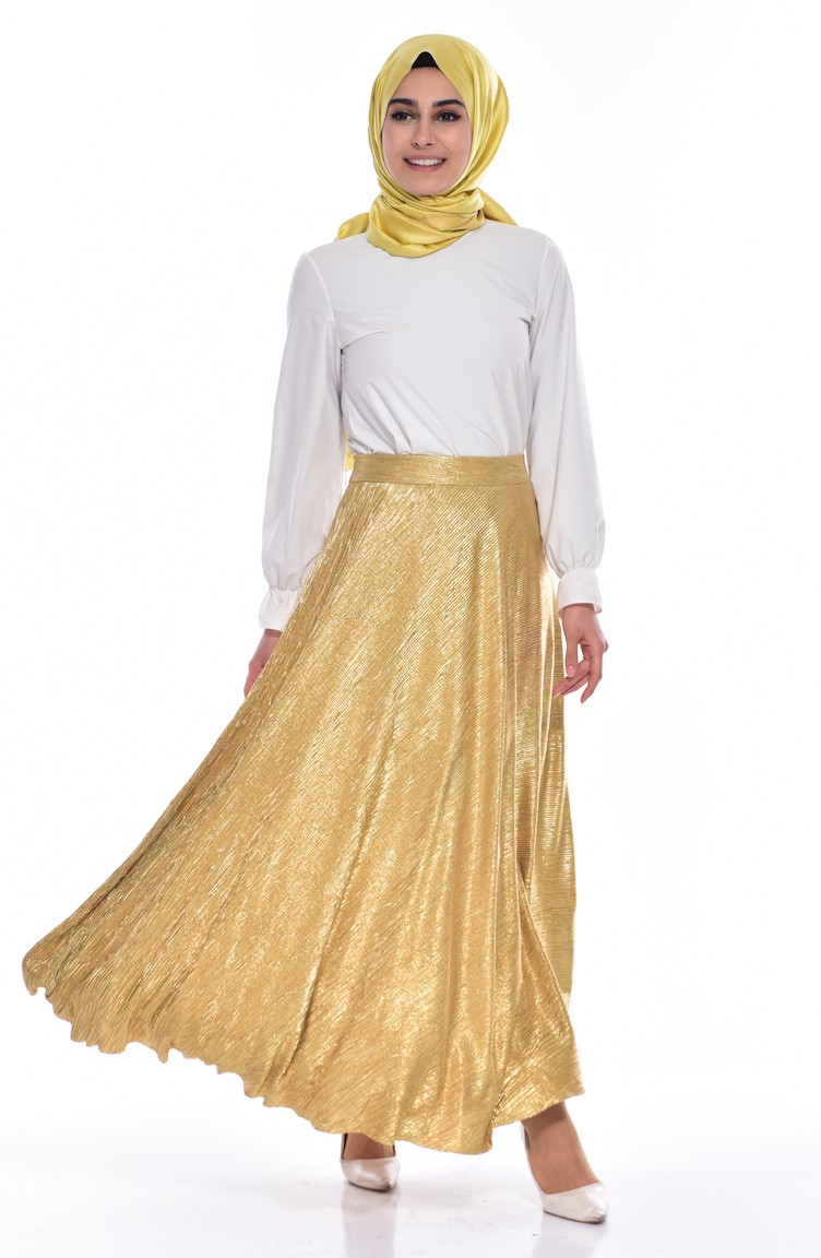 Gold Skirt 300038-01 | Sefamerve