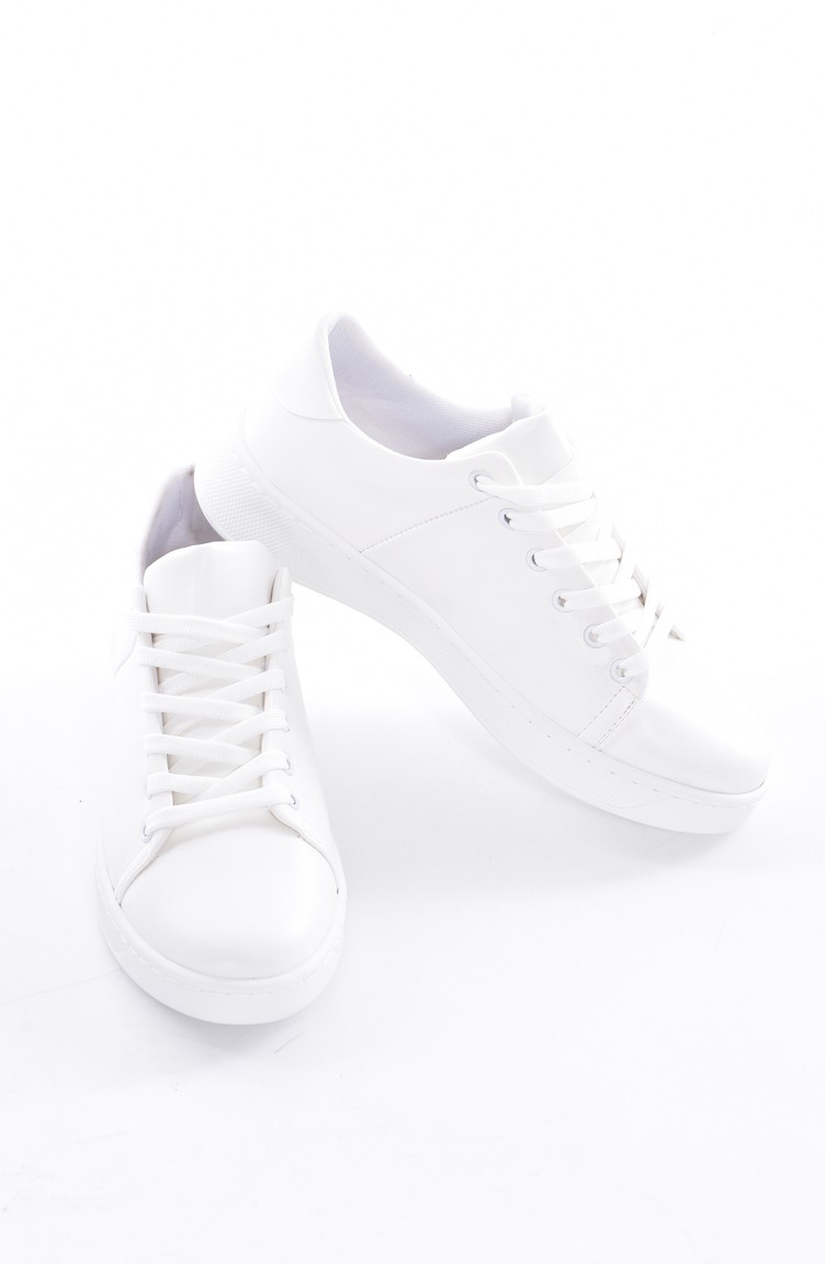 Sneaker Bayan Ayakkabı 50221-03 Beyaz | Sefamerve