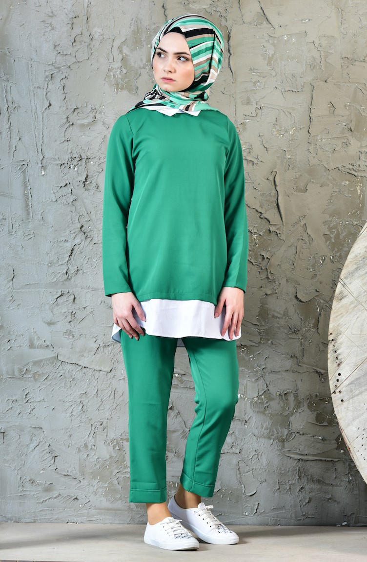 Tunik Pantolon double Suit 1957-05 Green 1957-05 | Sefamerve