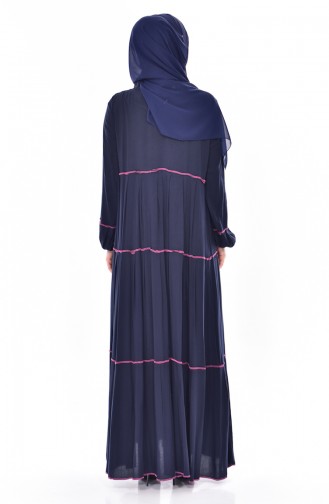 فستان أزرق كحلي 1083-01