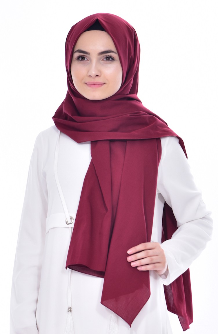 Claret Red Shawl 05 | Sefamerve