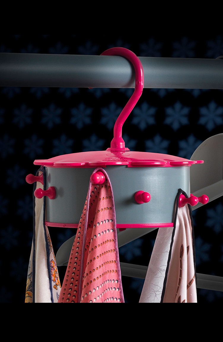 Pink Shawl and Scarf Hanger 0007 | Sefamerve
