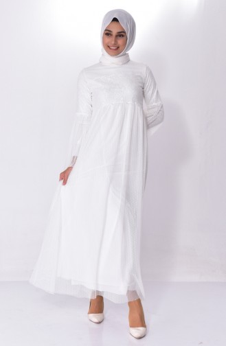 Robe Hijab Ecru 60711-02