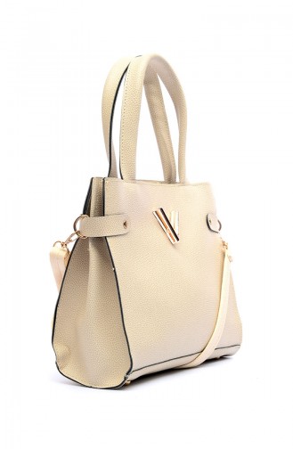 Women´s Shoulder Bag B1350-4 Cream 1350-4