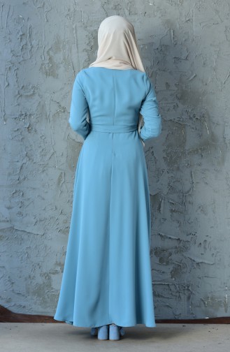 فستان أزرق فاتح 4415-06
