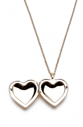 Liebe geschriebene Herz-Halskette UK9172 Goldgelbe  9172