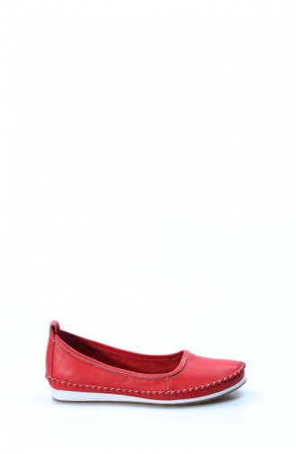 Red Woman Flat Shoe 864ZA116-16777224