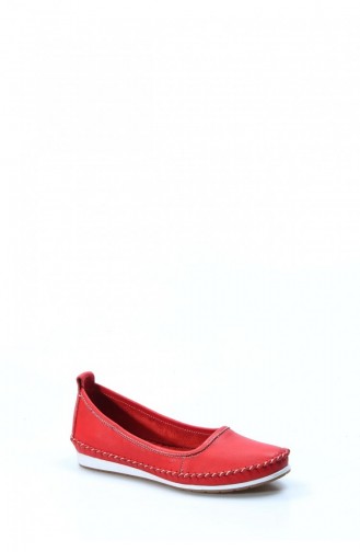 Red Woman Flat Shoe 864ZA116-16777224