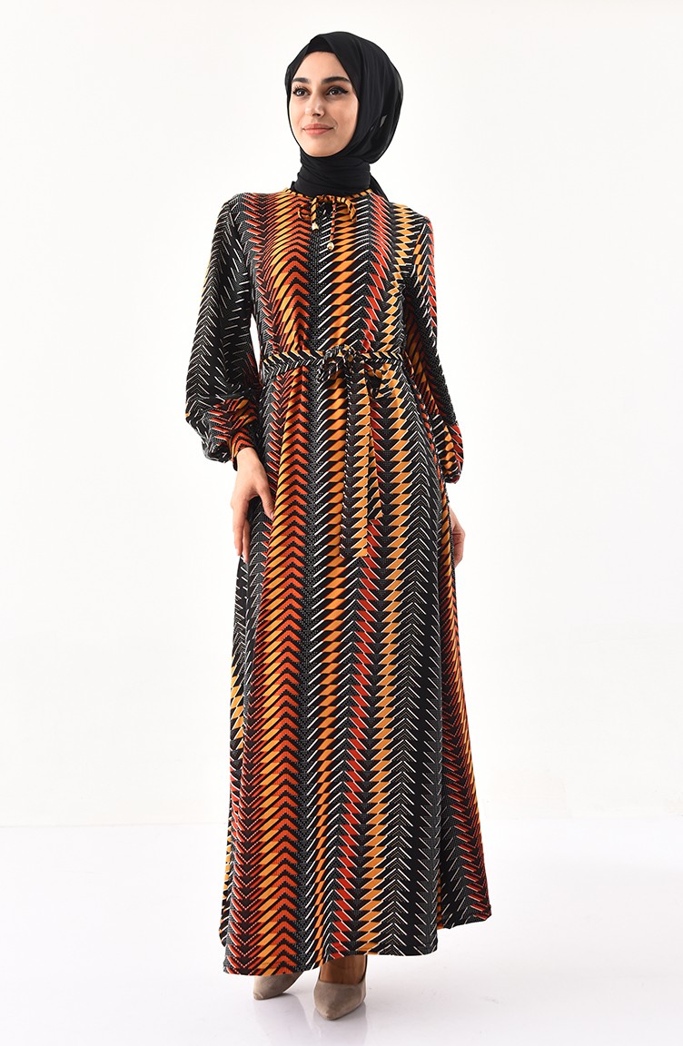 Black Hijab Dress 1110-03 | Sefamerve