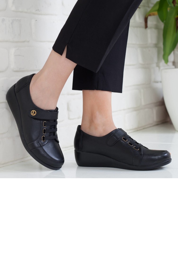 Iveko Chaussures orthopédiques Pour Femme A192Kıvk0003001 Noir Cuir  192KIVK0003001 | Sefamerve