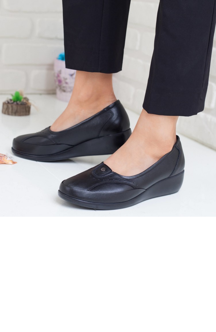 Iveko Chaussures orthopédique Pour Femme A192Kıvk0009001 Noir Cuir  192KIVK0009001 | Sefamerve