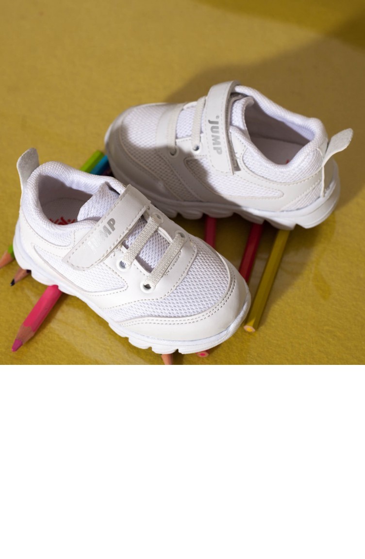 جمب حذاء رياضي للأطفال A19Byjmp0001002 لون أبيض نسيج 19BYJMP0001002 |  Sefamerve