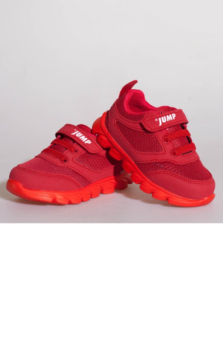 جمب حذاء رياضي للأطفال A19Byjmp0001005 لون أحمر نسيج 19BYJMP0001005 |  Sefamerve