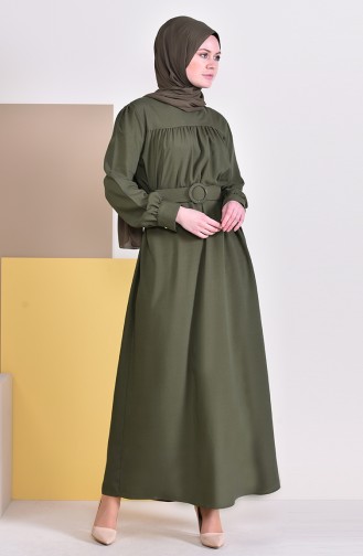 Green Hijab Dress 5020-07