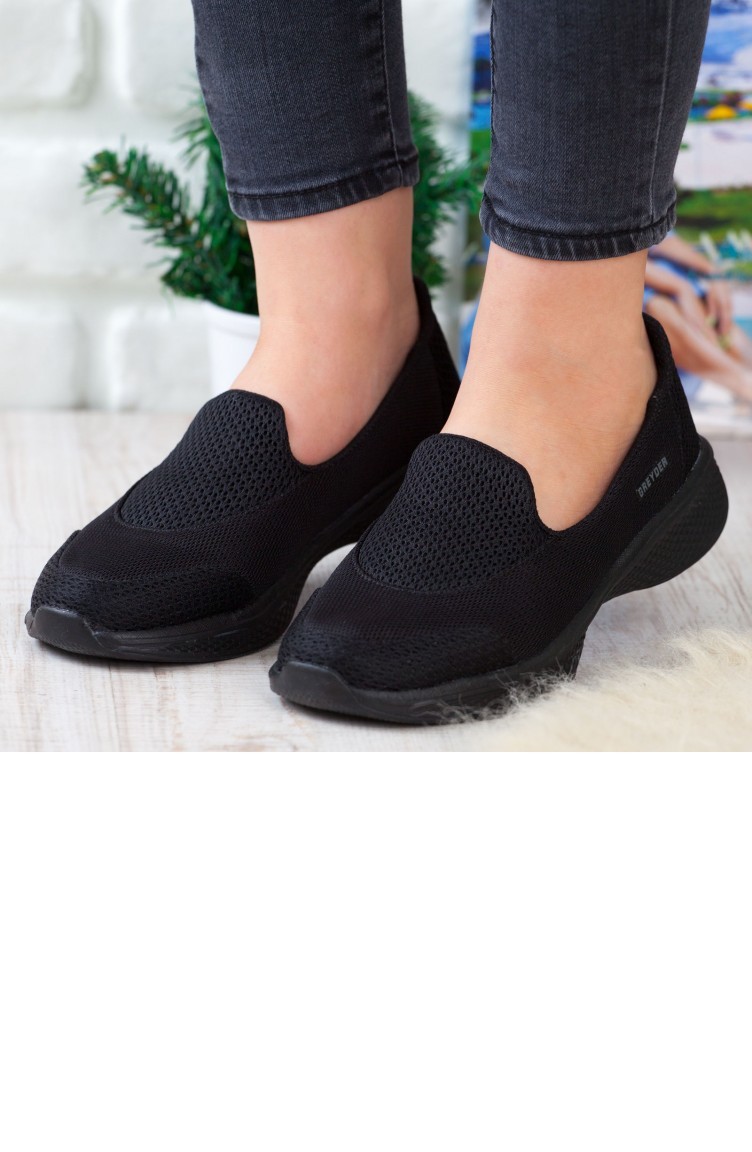 Greyder Kadın Günlük Ayakkabı A192Ygry0001001 Siyah Tekstil | Sefamerve