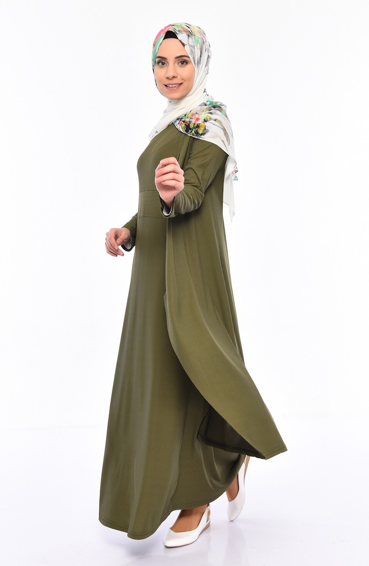 Elbise Yelek İkili Takım 3006-07 Haki Yeşil | Sefamerve
