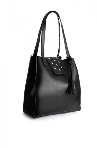 Black Shoulder Bag 10598SI