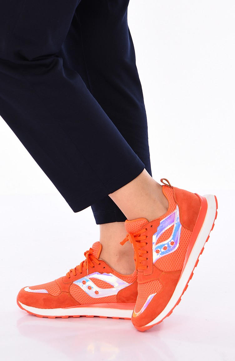 حذاء رياضي نسائي 105 KSP-05 لون برتقالي 105KSP-05 | Sefamerve
