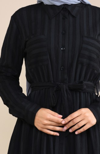 Black Hijab Dress 0009-05