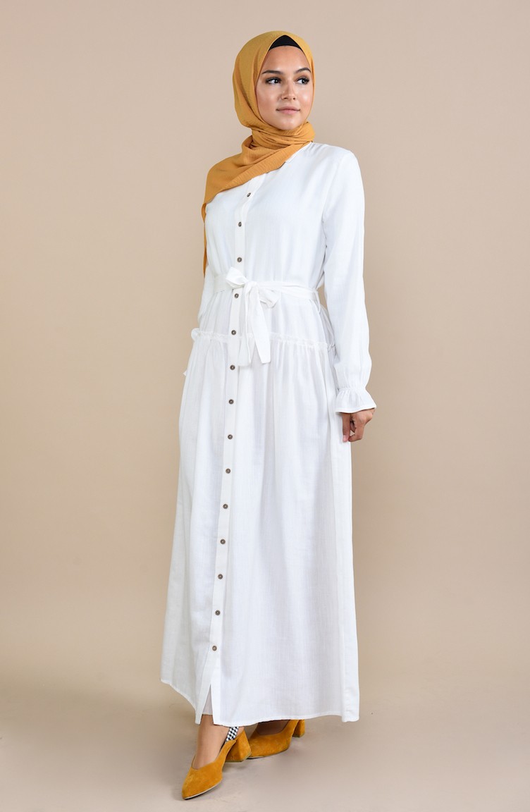 فستان أبيض 1954-07 | Sefamerve