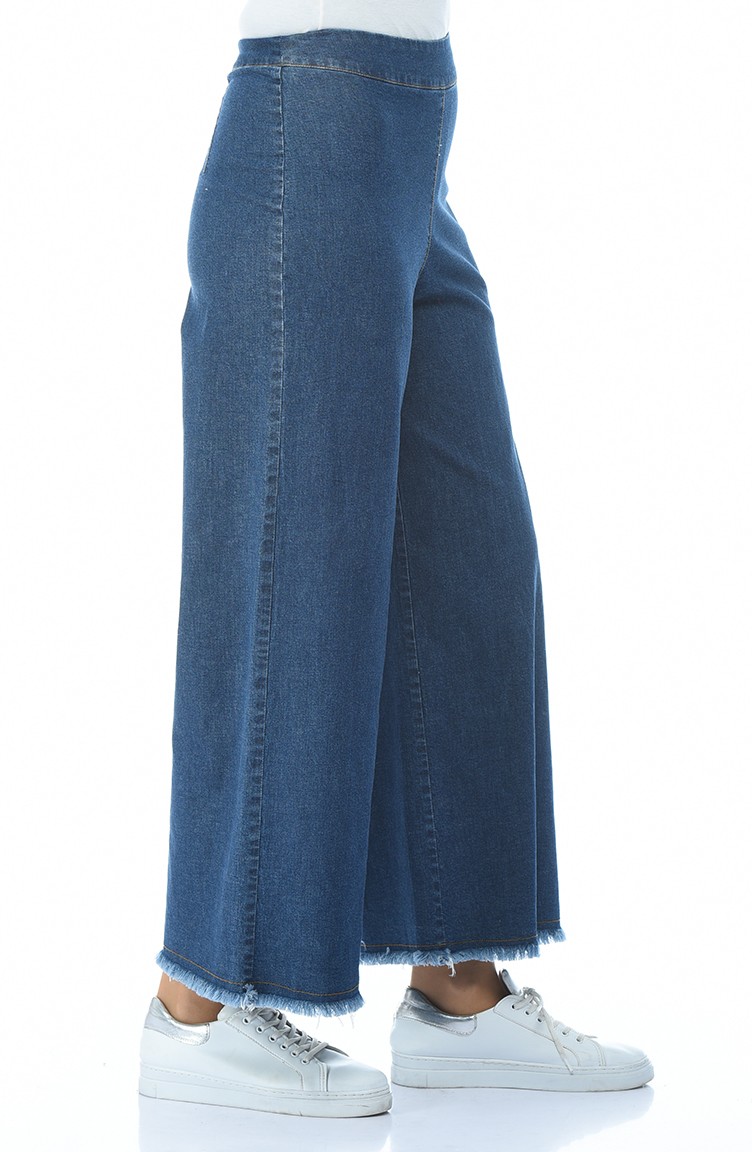 Pantalon Large Jean 7283-01 Bleu Jean 7283-01 | Sefamerve
