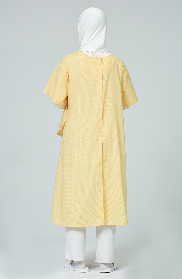 Doğum Elbisesi DE19ADS Sarı | Sefamerve