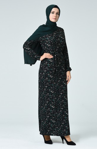 Robe Hijab Vert 8851-01