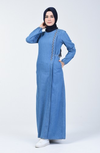 Jeans Blue İslamitische Jurk 3652-02