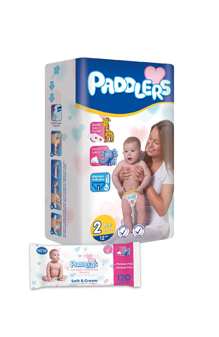 Paddlers Mini Islak Mendil Deneme Paketi Set | Sefamerve
